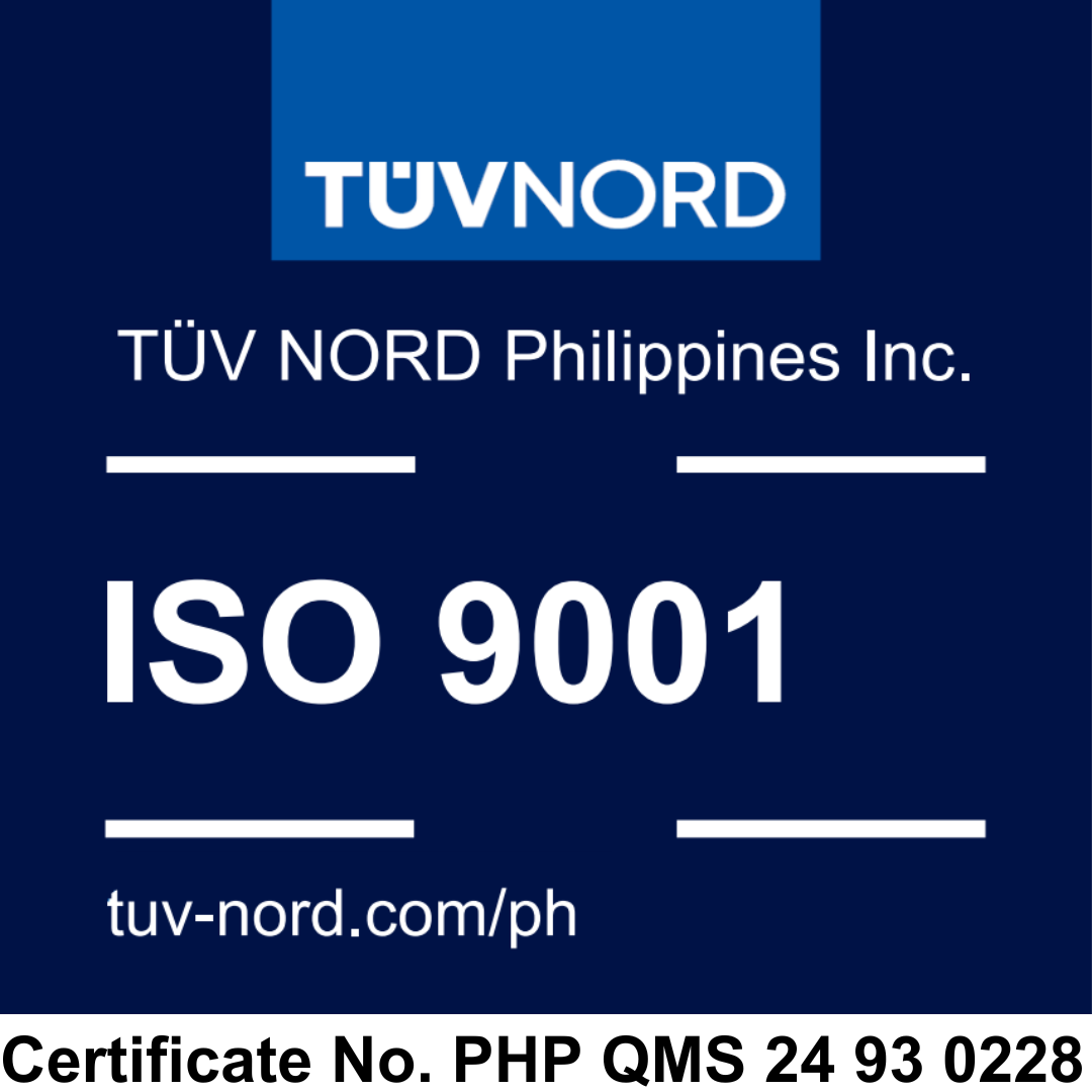 ISO Certified TUV Nord Certificate