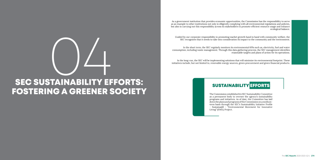 Sustainability Initiatives from the SEC Reports 2020-2023 (Q1)-06